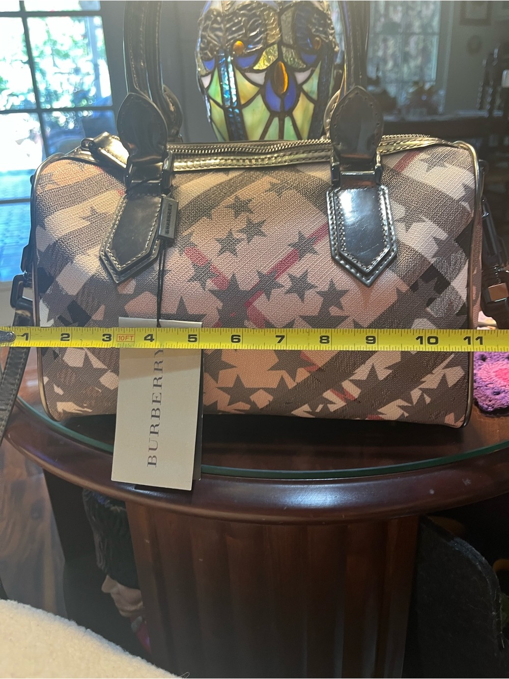 Burberry Chester in dark nickel is a rare, limited edition/Boston style handbag - Picture 12 of 13